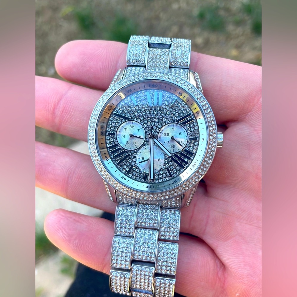Michael Kors Diamond Embedded Watch